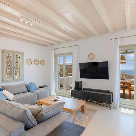 Modern Mykonos Private Pool Stunning View Фанари