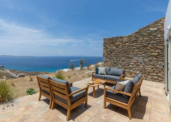 Вилла Modern Mykonos Private Pool Stunning View Фанари