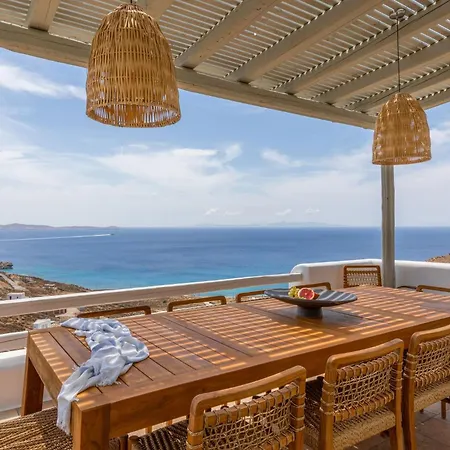 Modern Mykonos Private Pool Stunning View Villa *