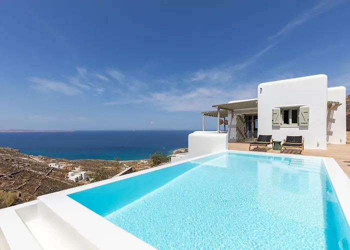 Modern Mykonos Private Pool Stunning View Villa Fanari (Mykonos)