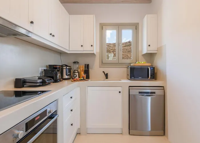 Modern Mykonos Private Pool Stunning View Fanari