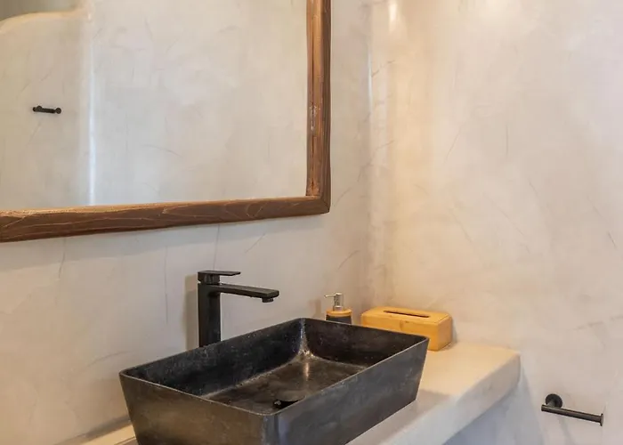 ヴィラ Modern Mykonos Private Pool Stunning View Fanari