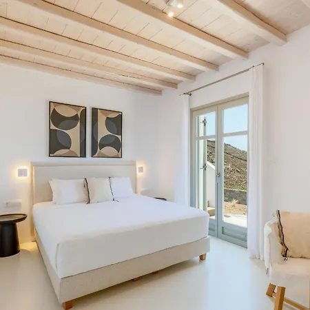 빌라 Modern Mykonos Private Pool Stunning View