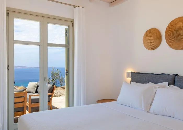 Modern Mykonos Private Pool Stunning View Willa Fanari (Mykonos)